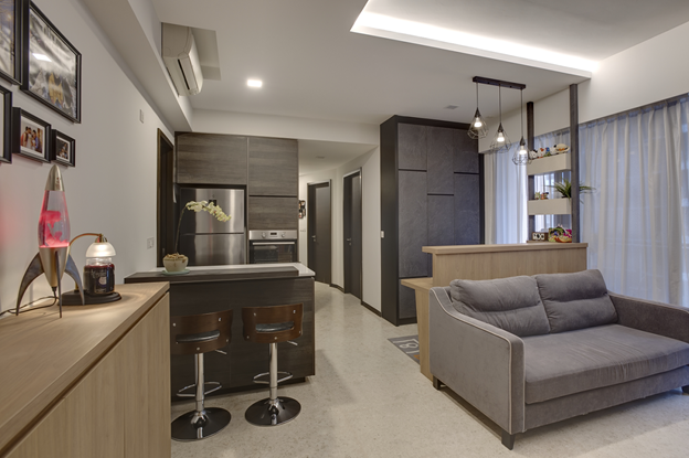 Open Kitchen And Living Room @ Sims Urban Oasis