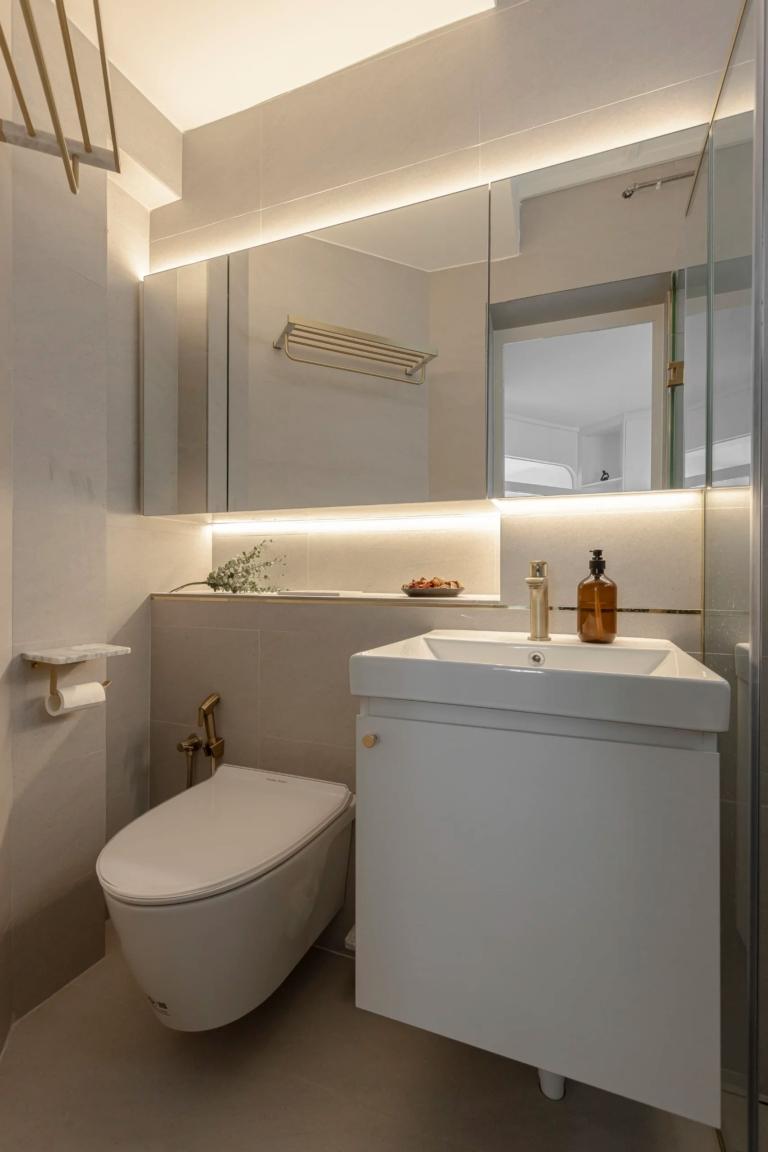 "HDB Design– WHITE MINIMALIST @ BUKIT BATOK - 9"