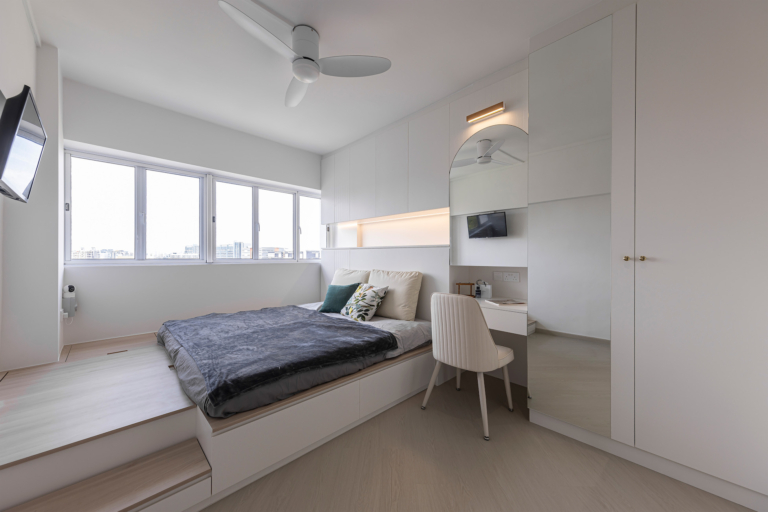 "HDB Design– WHITE MINIMALIST @ BUKIT BATOK - 7"