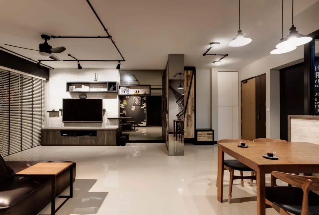 HDB Design– WAREHOUSE CHIC @ PUNGOOL DRIVE - 1